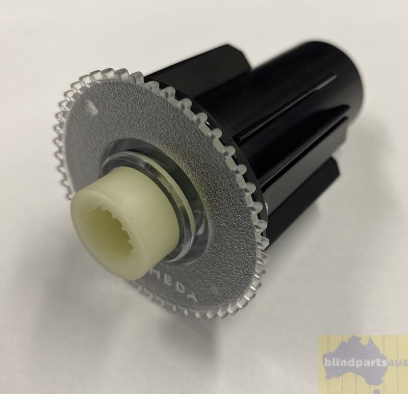 Acmeda 43mm female connector for linked roller blinds - black