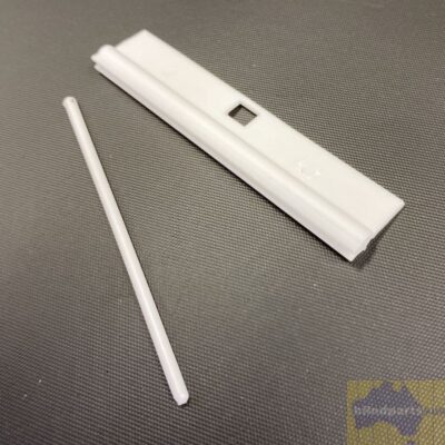 Vertical blind slat hanger for DIY blinds