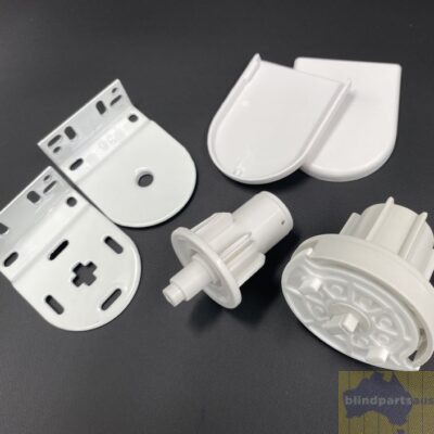 Fitting kit for 38mm roller blinds - generic - white