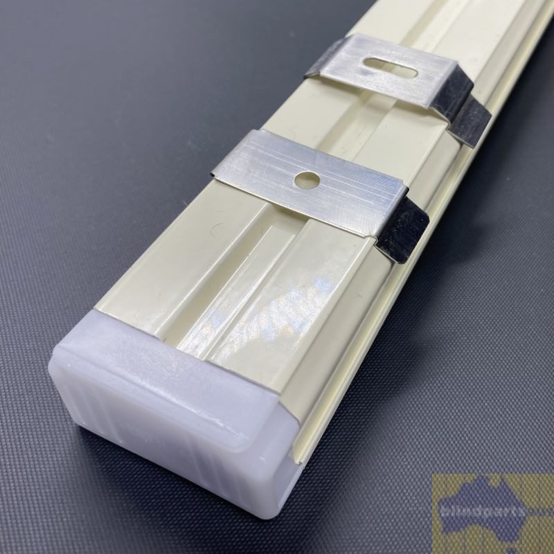 Vertical blind spring clip silver generic 36mm