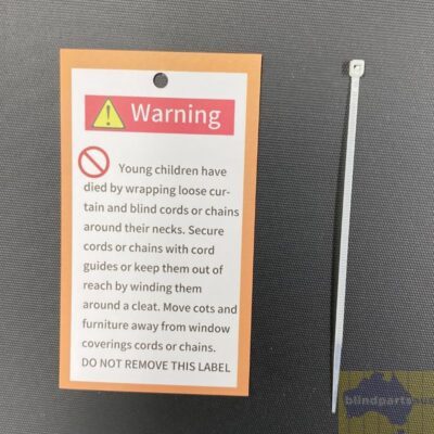 Child safety warning tags for blinds v5