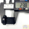 End cap 19mm round - black End cap 19mm round - black