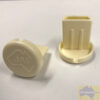 End cap for 19mm round bottom rails