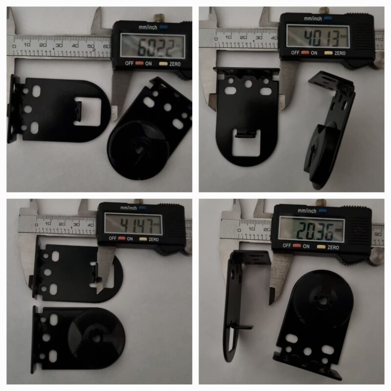 Fixing Bracket Flat Drive Style Black Acmeda