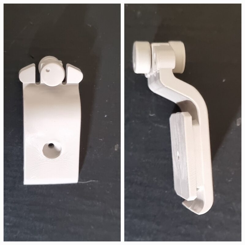 Wide track Runner for Panel glide or carriers - grey