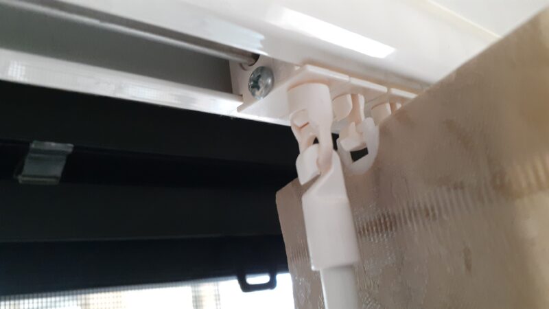 Wand Tilter Assembly truck Louvolite brand for vertical blind track grey