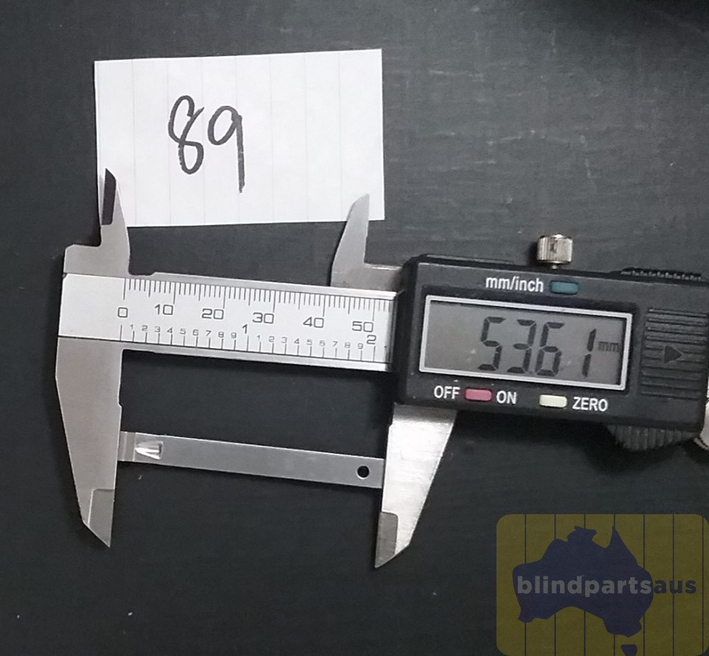 Faber 89mm fixing spacer (2) Fixing Spacer link Faber 89mm metal to suit vertical blind