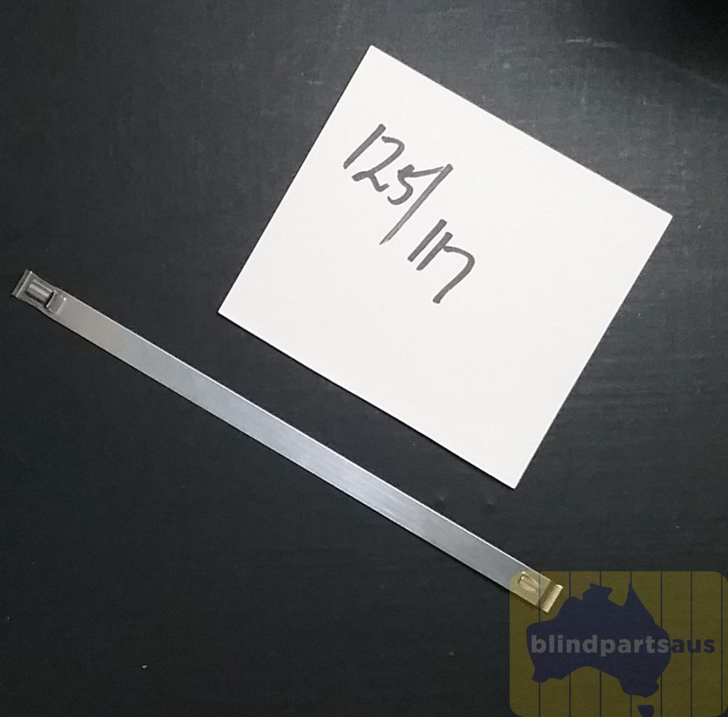 Spacer links Faber metal to suit vertical blind 127mm carriers 125/117mm