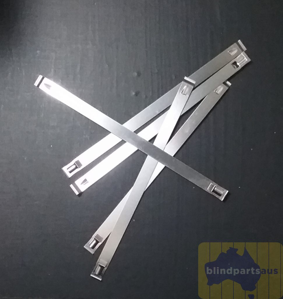 Spacer links Faber metal to suit vertical blind carriers 91/83mm Blind Parts Aus Queensland