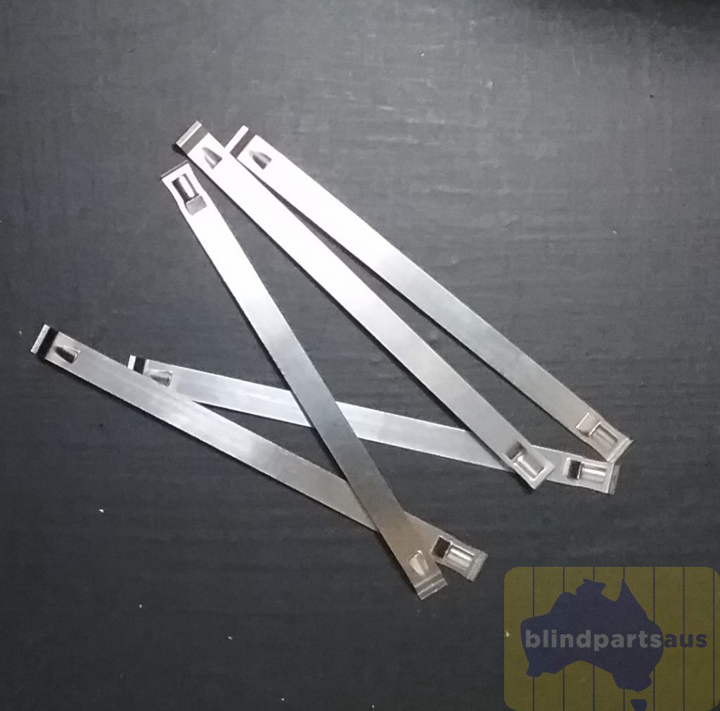 Spacer links metal to suit 127mm Faber vertical blind carriers 96mm Blind Parts Aus Queensland