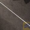 Wand 900mm complete fluted aluminum - white