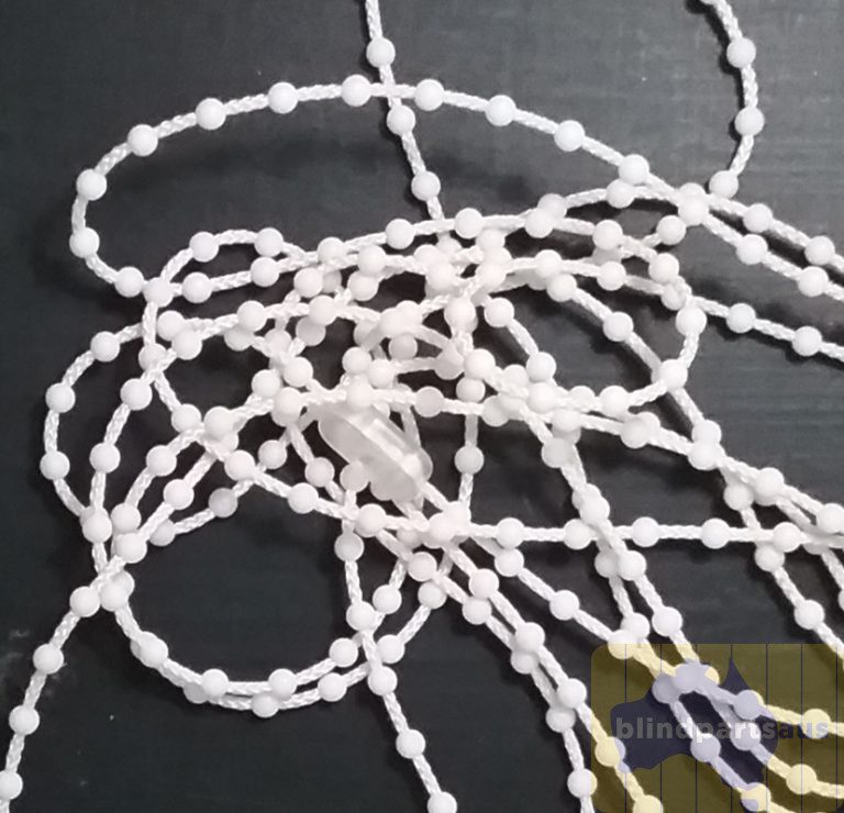 Control chain 3.7mm plastic single ball Vertical Blinds vintage new