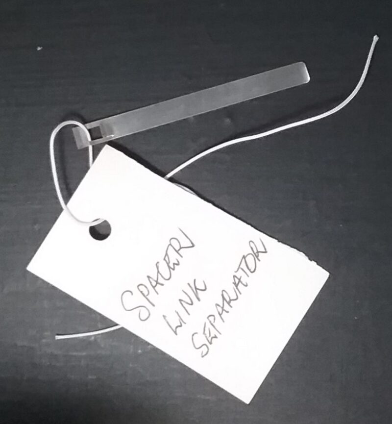 Spacer link separating tool for metal spacer links generic & Faber