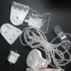 Fitting Kit 25mm metal brackets 25mm Fitting kit for roller blinds Spotlight and similar white metal brackets