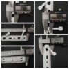 Face Fit Brackets double cam lock ext 120mm to 150mm for curtains