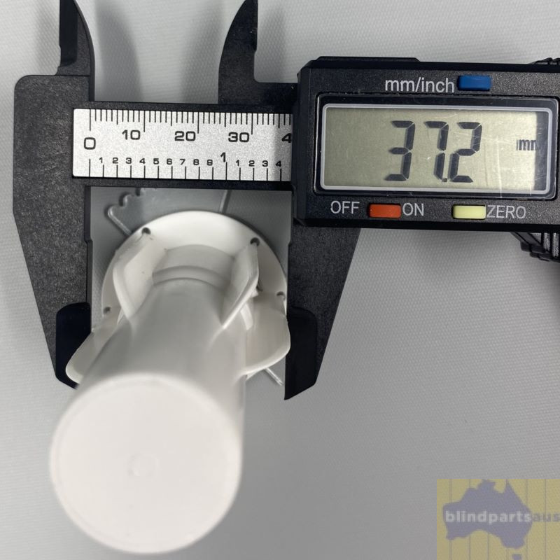 38mm idler pin end for roller blinds - Uniline - white