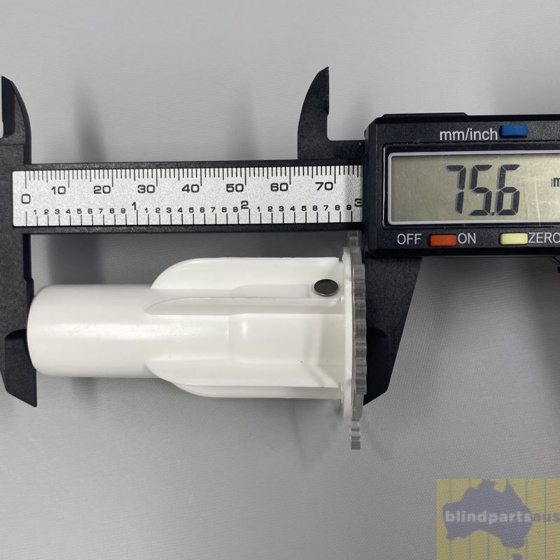 38mm idler pin end for roller blinds - Uniline - white