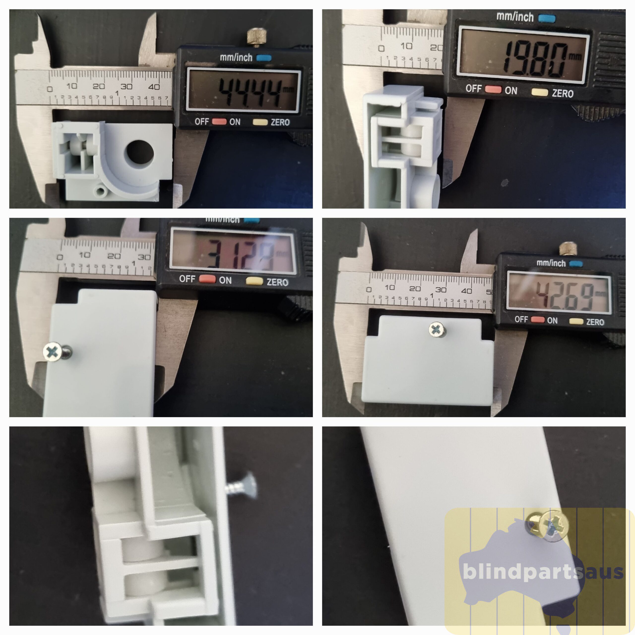 Control Unit 42mm Kresta Vertical Blinds...vintage V40 replacement