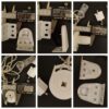 Fitting kit 25mm roller 2 25mm Fitting kit for roller blinds Spotlight and similar white metal brackets