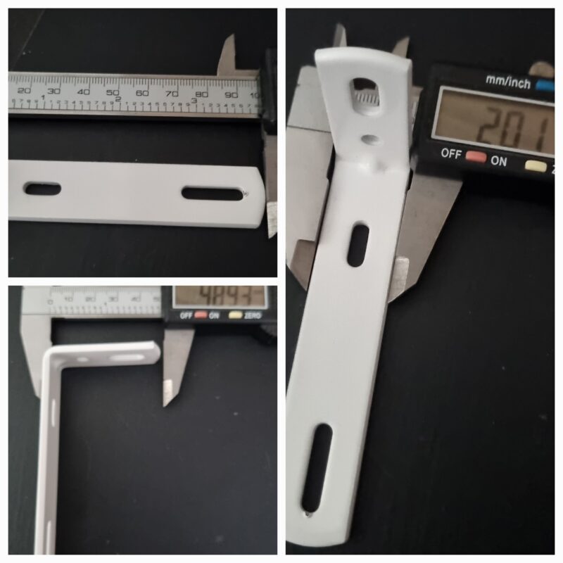 Face Fit Brackets 95mm for curtain accessories ,vertical blinds or curtains