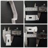 Fixing bracket Spring Clip..vertical blinds..reveal fit white