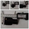 38mm Idler end – Acmeda with retractable pin to suit 38mm drums on roller blinds – black