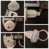 38mm Control mechanism Generic flat drive or radian style suits 38mm drums Long White geared drive