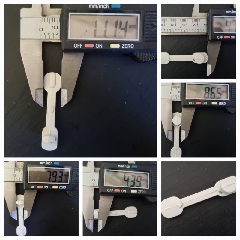 Locking cam V1 white colour only for Curtain track styleline