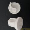 End cap acmeda L & R white End Cap Round 19mm Bottom Rail round Acmeda round - white - sold in pairs