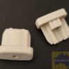 End Caps 25mm Faber for venetian Bottom Rail - Rectangular - sold in pairs