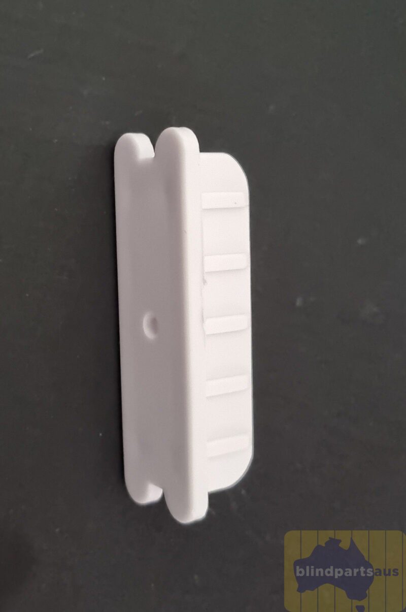End Cap 50mm faux wood Bottom Rail - Rectangular