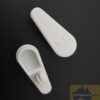 End cap tear drop Bottom Rail Romatech roller blinds  white