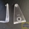 Hold down fha face 40mm 2 Hold Down brackets 40mm high to suit 50mm Composite blinds ...face fit price per pair...brand new...never used