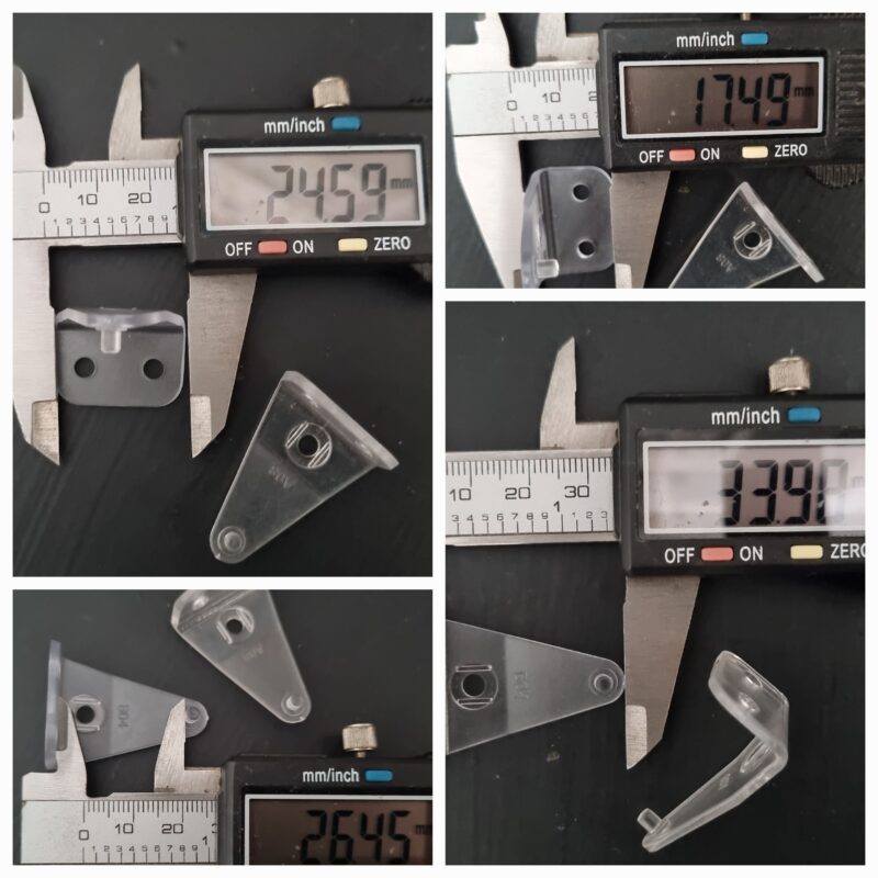 Hold downs 30mm FHA Hold Down brackets 30mm high for 50mm Composite venetian blinds ..recess fit...price per pair