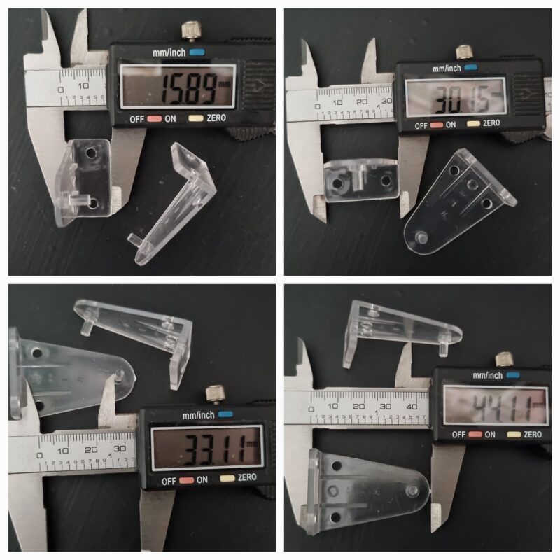Hold Down brackets for 63mm slats for Composite blinds - sold in pairs