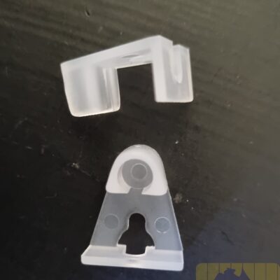 Hold downs half moon 2 Hold Down brackets 25mm or clips for slimline venetian blinds half moon style - sold individually