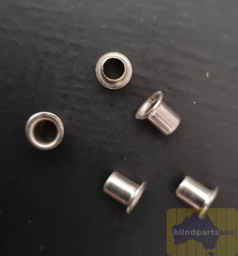 Ladder braid eyelets large Ladder braid eyelets or braid clamps for Timber or aluminium venetian blind braids