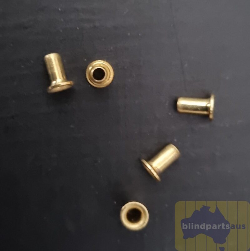 Ladder braid eyelets small Ladder braid eyelets or braid clamps for Timber or aluminium venetian blind braids small