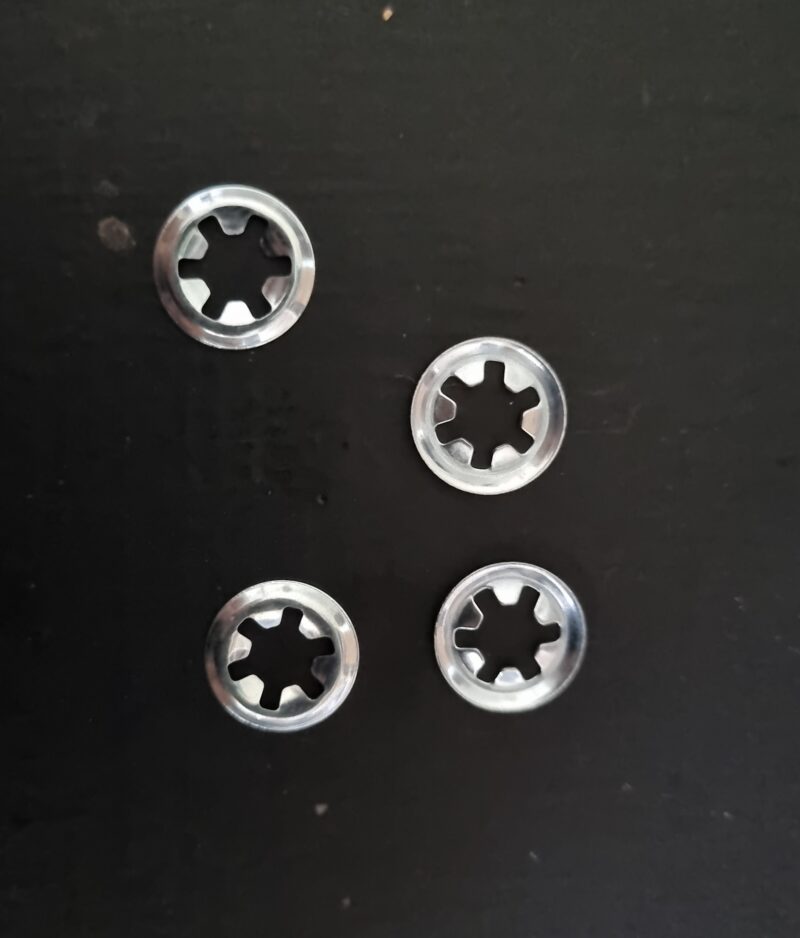 Thrust washers or star washers for vertical blinds replacement parts, Uniline