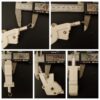 Tilter 50mm high profile wand operated Square drive style for venetian hook style