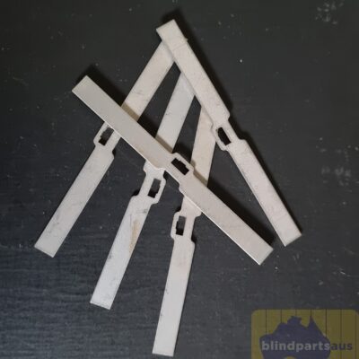 Louvre or slat Hangers 100mm metal - second hand - pack of 5