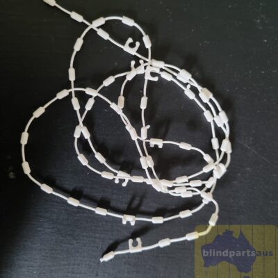 127mm uniline bottom weight chain 3 Bottom weight chain white only 127mm suits Uniline vertical blinds