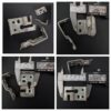 Fixing brackets 55mm vintage roller blind second hand only narrow with grommet