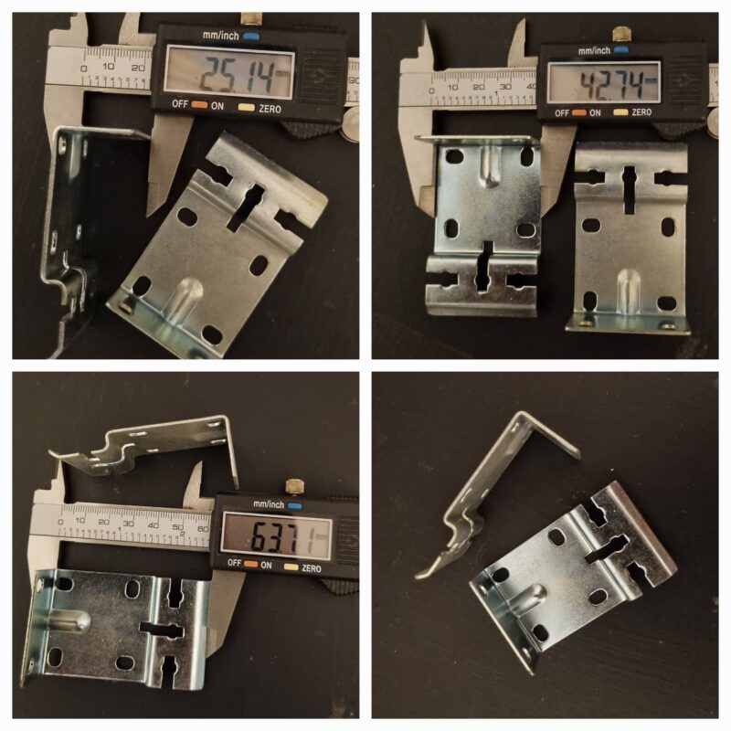 Fixing brackets 63mm vintage roller blind brand new