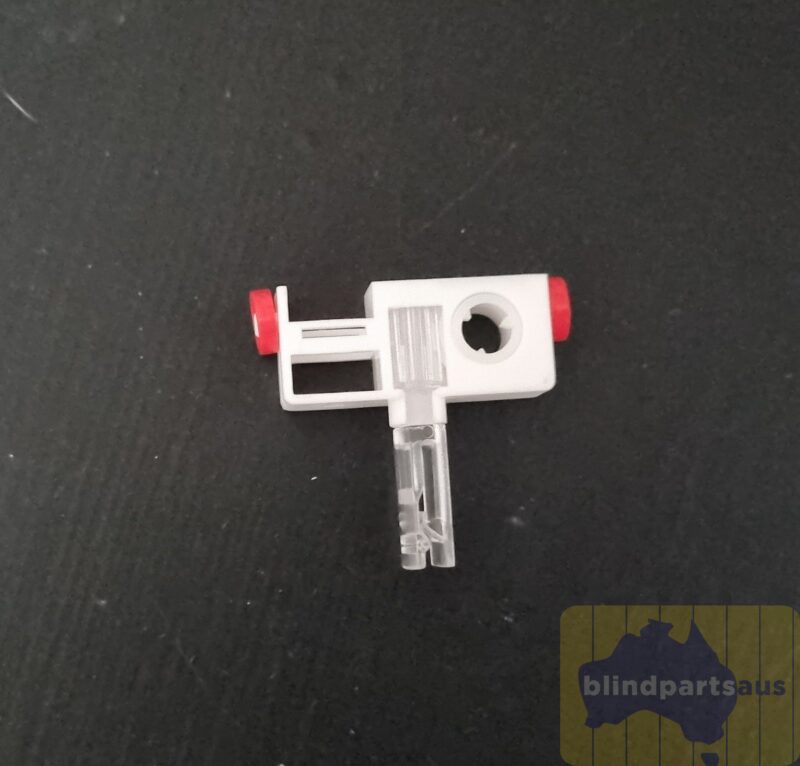 Carrier 42mm for vertical blinds with metal spacer links – removeable peg style