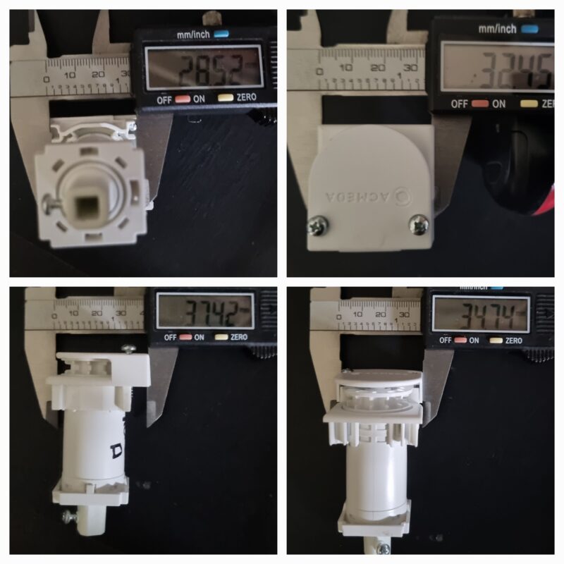 Control mechanism Acmeda Roman Blinds Square Drive 4mm