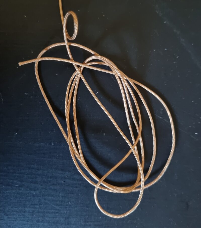 Cord 1.4mm Golden Oak / Tan coloured for 25mm venetian blinds & roman blinds...price per metre