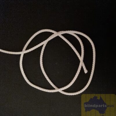 Cord 2.2mm white 1 Cord 2.20mm White operating or lifting cord...price per metre