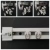 Curtain runners twin wheel suit Orton & Oslo tracks..pack of 10 brand new swivel style