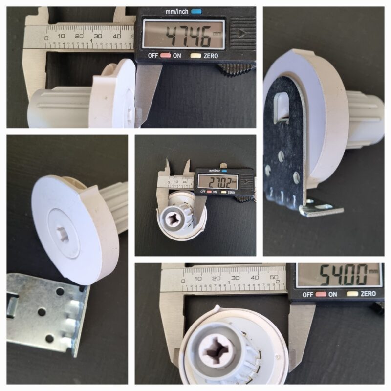 28mm Control mechanism Faber or sidewinder mechanism for Roller blind